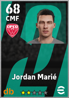 Jordan Marié — CMF, OVR 68, MAX 68