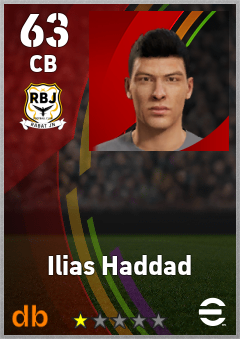 Ilias Haddad eFootball player card