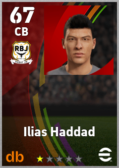 Ilias Haddad eFootball player card