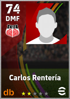 Carlos Rentería — DMF, OVR 74, MAX 74