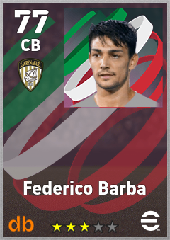 Federico Barba eFootball player card
