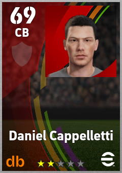 Daniel Cappelletti eFootball player card
