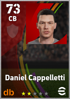 Daniel Cappelletti eFootball player card