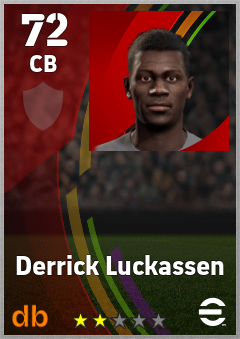 Derrick Luckassen — CB, OVR 72, MAX 72