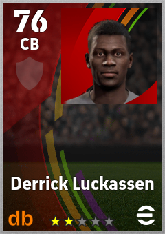 Derrick Luckassen — CB, OVR 76, MAX 76
