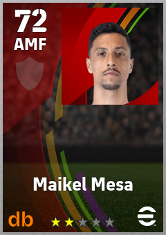Maikel Mesa — AMF, OVR 72, MAX 72