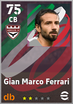 Gian Marco Ferrari — CB, OVR 75, MAX 75