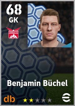 Benjamin Büchel eFootball player card