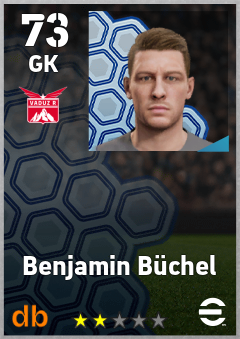 Benjamin Büchel eFootball player card