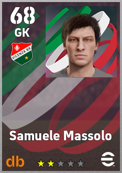 Samuele Massolo — GK, OVR 68, MAX 68
