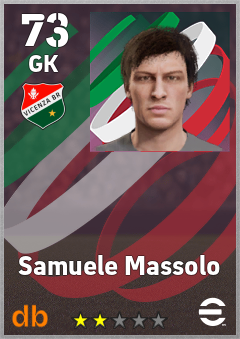 Samuele Massolo — GK, OVR 73, MAX 73