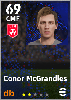 Conor McGrandles — CMF, OVR 69, MAX 69