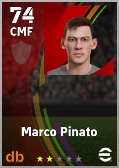 Marco Pinato — CMF, OVR 74, MAX 74