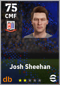 Josh Sheehan eFootball player card