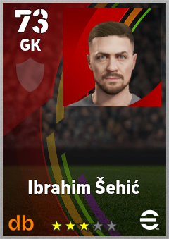 Ibrahim Šehić — GK, OVR 73, MAX 73