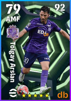 Tolgay Arslan — AMF, OVR 79, MAX 92