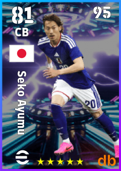 Seko Ayumu — CB, OVR 81, MAX 95