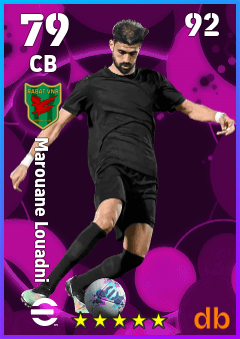 Marouane Louadni — CB, OVR 79, MAX 92