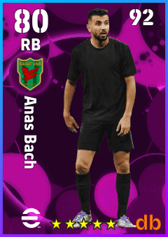Anas Bach — RB, OVR 80, MAX 92