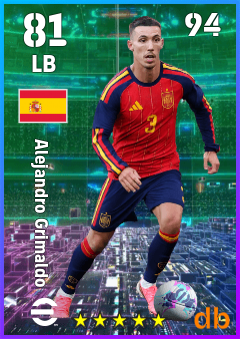 Alejandro Grimaldo eFootball player card