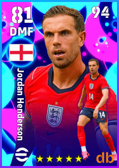 Jordan Henderson — DMF, OVR 81, MAX 94