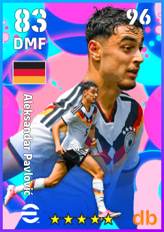 Aleksandar Pavlović — DMF, OVR 83, MAX 96