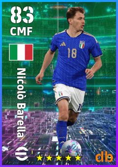 Nicolò Barella eFootball player card