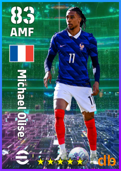 Michael Olise — AMF, OVR 83, MAX 83