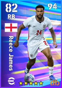 Reece James — RB, OVR 82, MAX 94