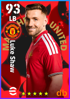 Luke Shaw — LB, OVR 93, MAX 93