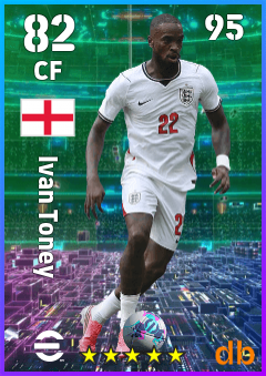 Ivan Toney — CF, OVR 82, MAX 95