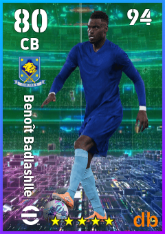 Benoît Badiashile — CB, OVR 80, MAX 94
