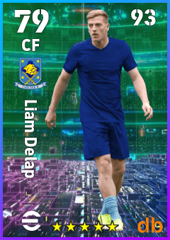 Liam Delap — CF, OVR 79, MAX 93