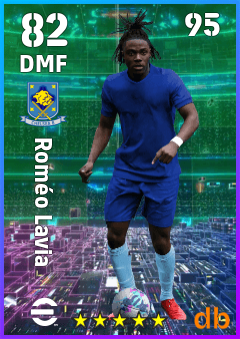 Roméo Lavia — DMF, OVR 82, MAX 95