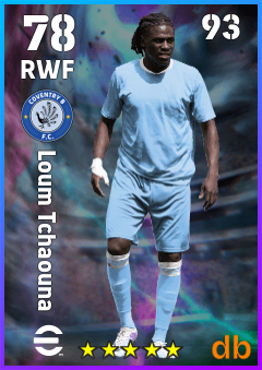 Loum Tchaouna — RWF, OVR 78, MAX 93