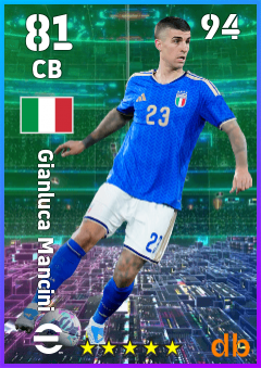 Gianluca Mancini eFootball player card
