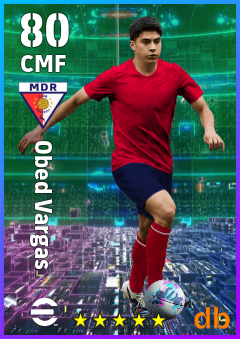 Obed Vargas — CMF, OVR 80, MAX 80