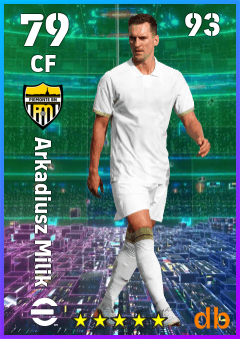 Arkadiusz Milik — CF, OVR 79, MAX 93