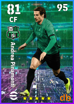 Andrea Pinamonti — CF, OVR 81, MAX 95