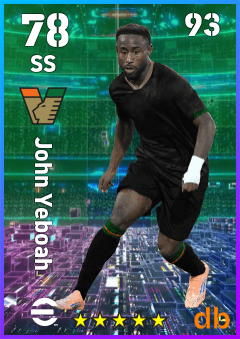 John Yeboah — SS, OVR 78, MAX 93