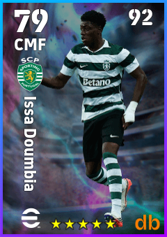 Issa Doumbia — CMF, OVR 79, MAX 92