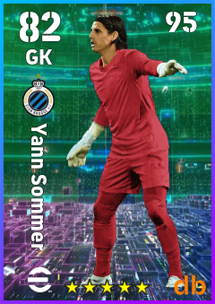 Yann Sommer — GK, OVR 82, MAX 82
