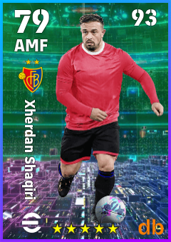 Xherdan Shaqiri eFootball player card