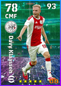 Davy Klaassen — CMF, OVR 78, MAX 78