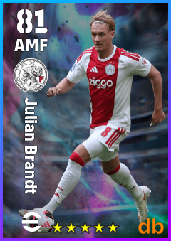 Julian Brandt — AMF, OVR 81, MAX 81