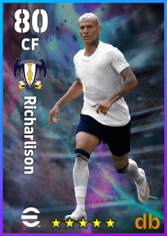 Richarlison — CF, OVR 80, MAX 80