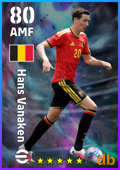 Hans Vanaken — AMF, OVR 80, MAX 80