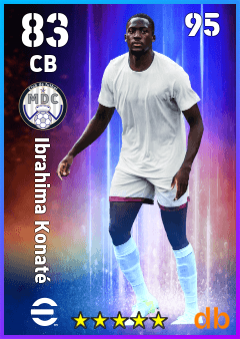 Ibrahima Konaté — CB, OVR 83, MAX 95