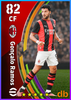 Gonçalo Ramos — CF, OVR 82, MAX 82