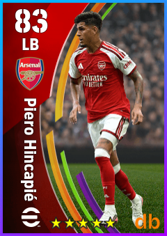 Piero Hincapié — LB, OVR 83, MAX 83